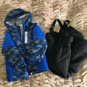 Boys SwissTech size 6/7 snowpants and winter coat
